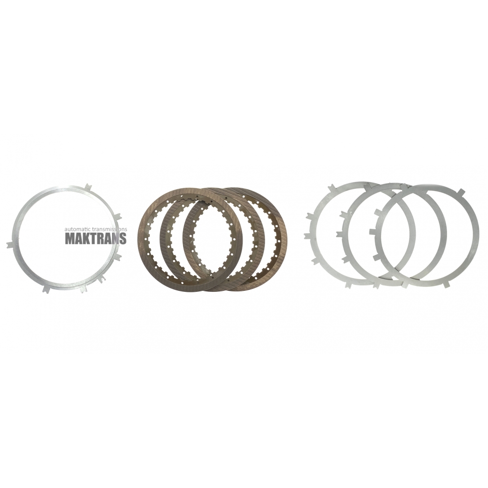 Steel And Friction Plate Kit Underdrive Clutch A6LF1 Total Thickness