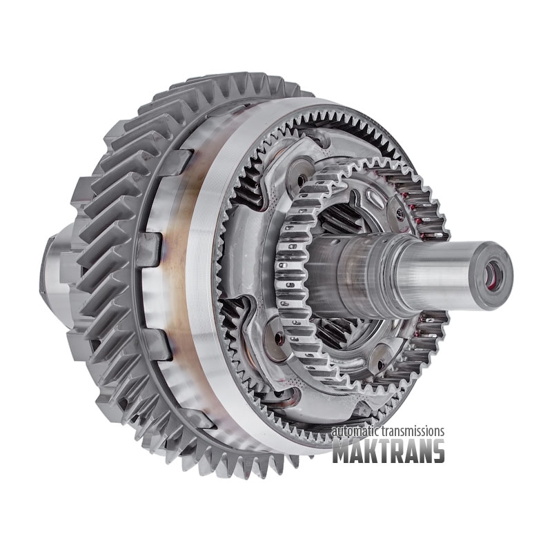 Intermediate shaft with 23 tooth differential drive gear D70mm, 57 intermediate gear (Two notches) and UNDERDRIVE planetary with 4 satellites, automatic transmission U140E U140F 240E U241E 98-up