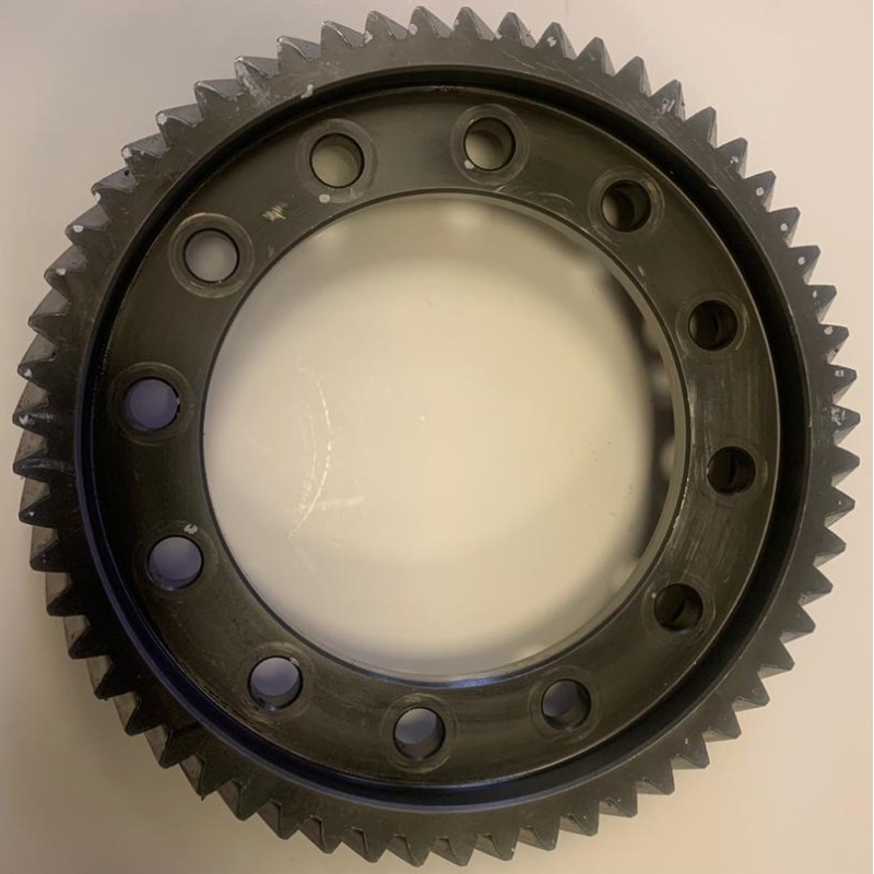 TF-60SN 09G differential ring gear, (58 teeth, 2 notches (narrow), outer diameter 196 mm)