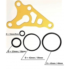 The START-STOP 0C8 TR-80SD pump gasket kit (ONLY for pump 0C8928201A) contains:
