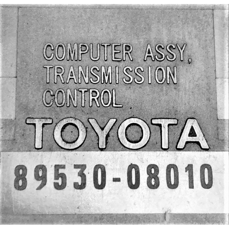 Electronic control unit TCM U660 89530-08010 89530-08010 [DENSO TN079100-2852]  Toyota Sienna LE SE STD XLE [2GRFE 2GRFE GSL30L] - 2011-2012