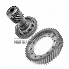 Primary gearset 16  53 TOYOTA UA80E UA80F  3508042010 9036641009 9036641010 90366A0073 4130006020 4130048010 [int. shaft [total height 159 mm, 16T - Ø 64.50 mm, 47T - Ø 131.50 mm], differential gear [12 mounting holes, 53T - Ø 195.75 mm]