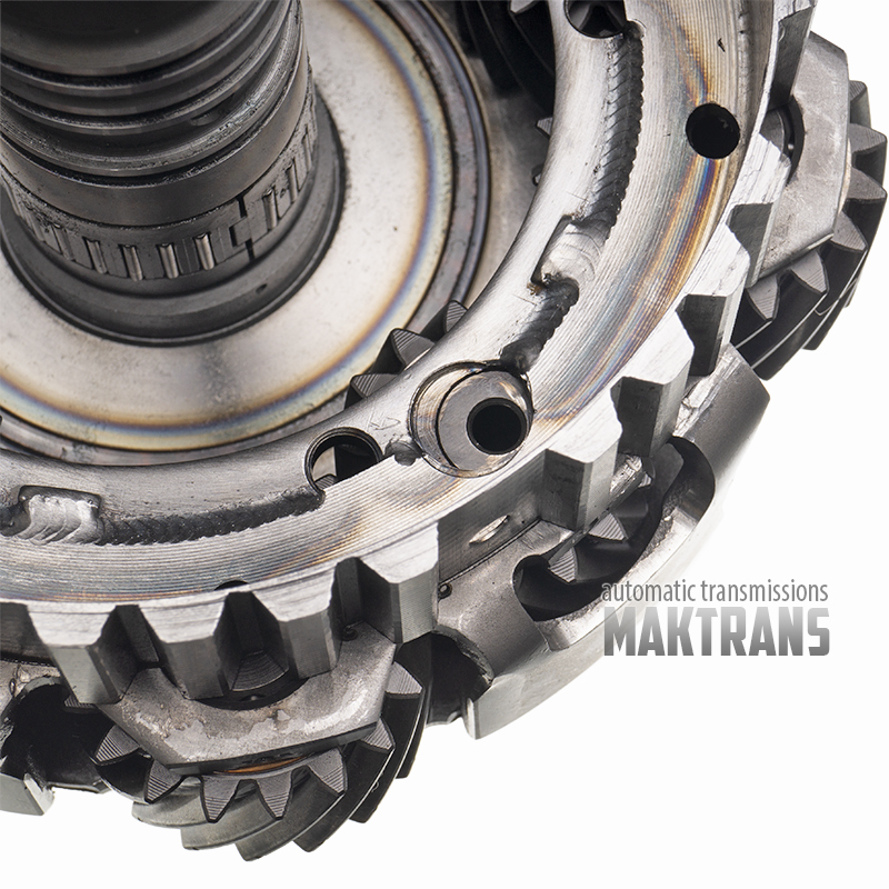 Adaptation of the C4 Clutch hub when replacing an aluminum drum with a steel AWF8G45