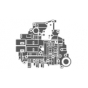 Spare parts for valve bodies, mechatronics DQ200, 0AM, 0CW (DSG 7)