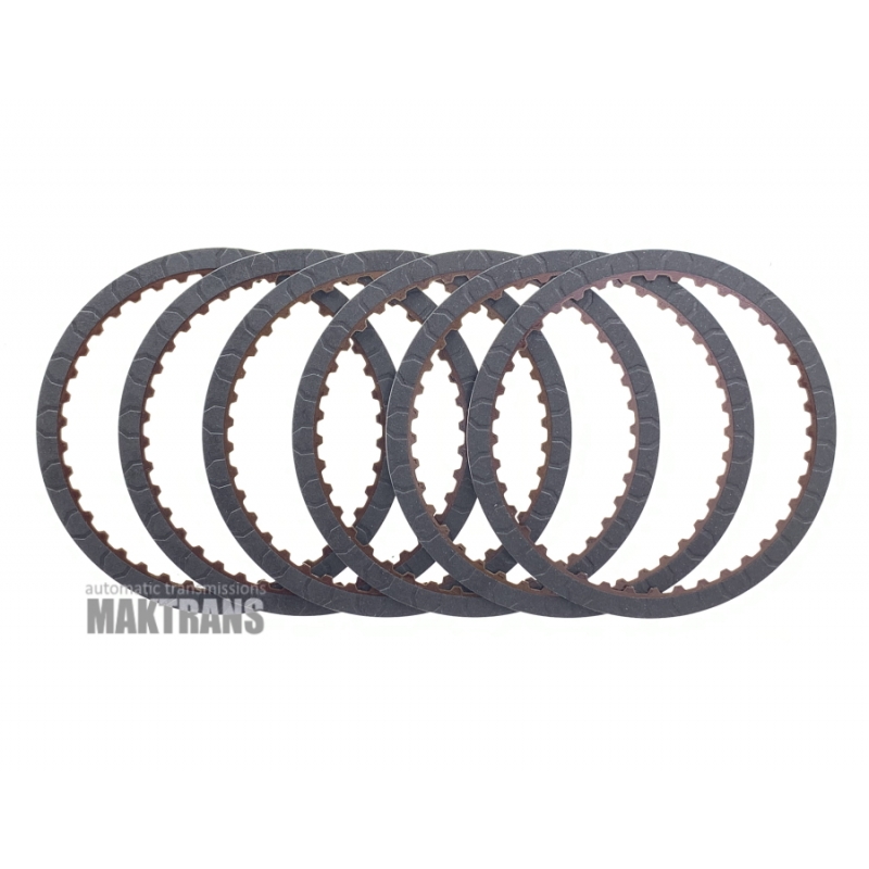 Friction and steel plate kit LOW REVERSE   U140E U140F U150E U151F U240E U241E  [6 friction plates, total thickness 25.10 mm]
