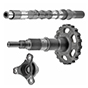 Secondary/Output Shafts, Parking Gears, Flanges RE5R05A