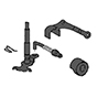 Spare parts for gear shift mechanism, parking TOYOTA UA80E / UA80F