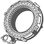 Input shafts, drums, overrunning clutches, hubs, etc. — 8F35, 8F40