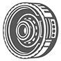 Clutch drums 6R60, 6R75, 6R80