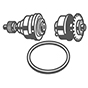 Pulleys, belts, pulley components JF010E (RE0F09A)