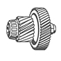 Differentials, helical gears JF010E (RE0F09A)