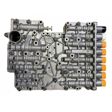 Valve body [remanufactured] ZF 8HPxx M-SHIFT AUDI for vehicles equipped with START system  STOP [HIS]  with solenoids [8 solenoids - 6 orange, 1 white, 1 black], separator plate [A  B 071] - 1087327221, top plate - 1087427177, bottom plate - 1087427124