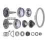 Set of pulleys of variator JF011E RE0F10A  in disassembled form, with belt, WITHOUT TEFLON RINGS, gear of driven pulley 30 teeth