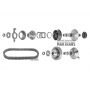 Pulley set with CVT chain SUBARU Lineartronic CVT TR580 (disassembled)