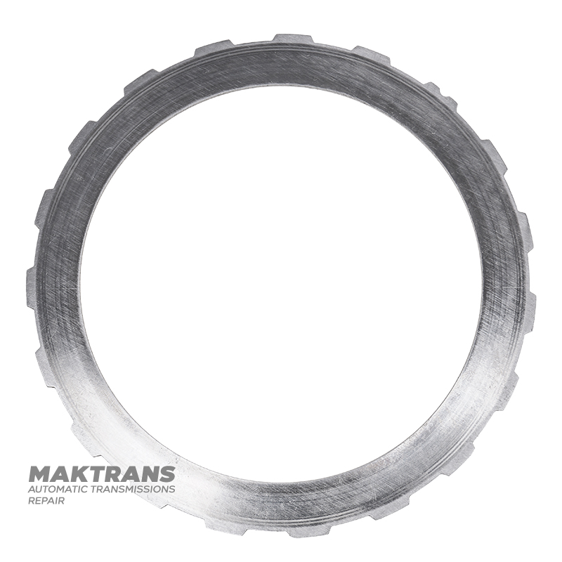 Set of steel wheels FORWARD Clutch FORD 4R44E, 4R55E, 5R44E, 5R55E, A4LD - 6 steel wheels (thickness 1.65 mm, inner Ø 96.40 mm, 19 teeth), 1 support disk (thickness 5.05 mm, inner Ø 96.40 mm, 19 teeth)