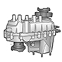 Lexus IS250, A760H Transfer Case Parts