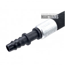 Additional radiator rubber oil-resistant reinforced hose connections crimped with aluminum sleeves (19mm * 190mm * 395mm)