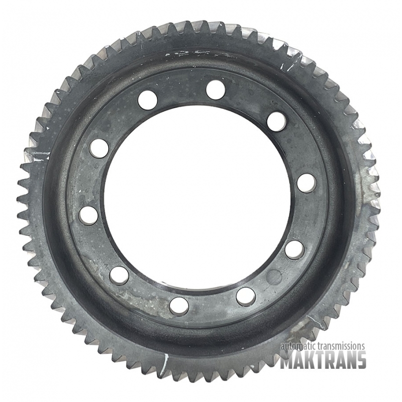 Differential helical gear HONDA CVT BC5A [68 teeth, outer diameter 195.30 mm, width 39 mm, 10 mounting holes]