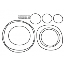 Rubber ring kit, pack B 6HP26 6HP28 BMW