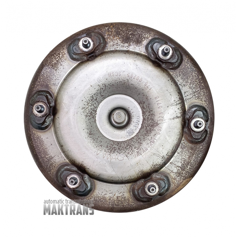 Torque converter VAG 09P [AQ450]  09P323571B 09P 323 571 B [132 teeth on the crown wheel] - used