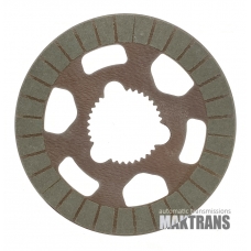 Transfer case friction plate ATC13-1 | [outer diameter 133.70 mm, thickness 1.65 mm]
