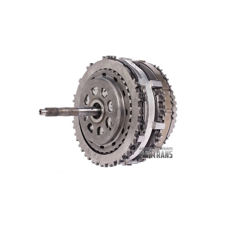 Internal elements set 6T41 6T46 [GEN3]  old-style input shaft [Reaction planet 3 / Input planet 5 / Output planet 5 / 4-5-6 Clutch for 5 friction plates, hub height 4-5-6 DRUM 52.85 mm, 3 teflon rings on the hub]
