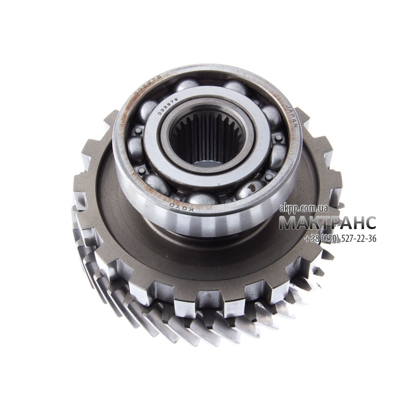 Intermediate gear (41 teeth, diameter 125.35 mm) of the differential drive 5EAT 806240060 31457AA060 31457AA110 complete with bearings and parking gear (18 teeth, diameter 119 mm) 05-up