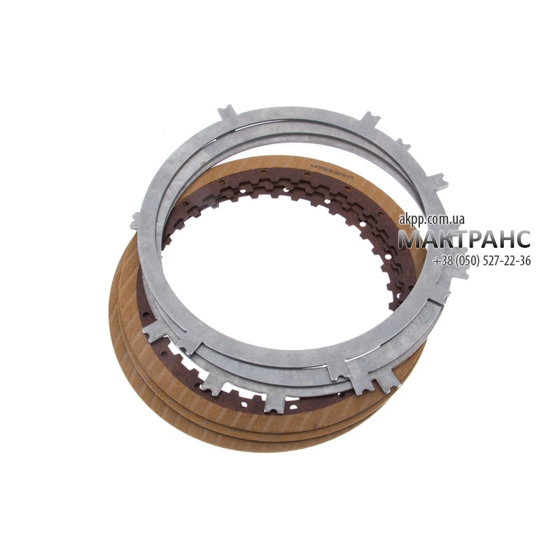 Steel and friction plate kit, package  UNDERDRIVE BRAKE A6MF1 09-up 456253B601  456253B601L
