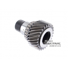 Transfer case shaft (length 120mm) assembly with gear 26 teeth diameter 90mm  ZF 6HP19A 00-up used