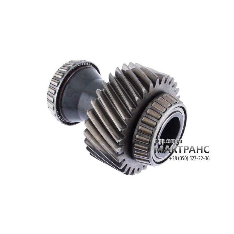 Transfer case shaft (length 126mm) assembly with 30 tooth gear, diameter 100mm automatic ZF 6HP19A-up 00-up used