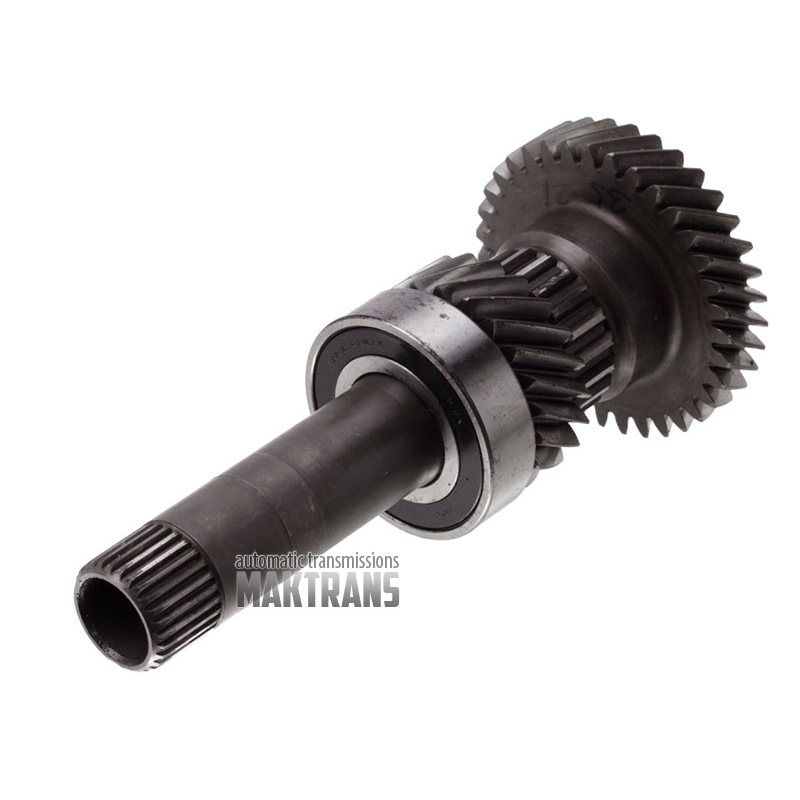 Input shaft №2 w/ bearing (28 splines 21/35 teeth height 203 mm), automatic transmission DCT450 (MPS6) 07-up used
