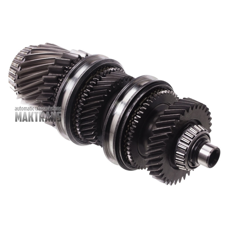 Differential drive shaft with gears 22 teeth (D 75 mm) 22 teeth (D 85.95 mm) 35 teeth (D 77.40 mm) and 35 teeth (D 84.50 mm) DQ250 02E DSG 6