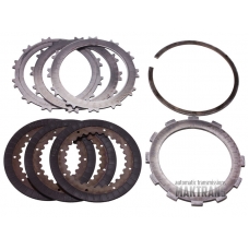 Steel and friction plate kit UNDERDRIVE 2 CLUTCH  with pressure plate,automatic transmission U140E U140F U240E U241E U150E U151E U151F U250E