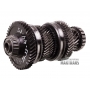 Differential drive shaft  DQ250 02E DSG 6 with gears 15 teeth 53.45 mm / 44 teeth 109.80 mm / 35 teeth 83.90 mm / 39 teeth 96.20 mm / 44 teeth 125.60 mm