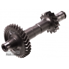 Reverse gear shaft with gears 14T 62.15mm and 32T 90.45mm automatic transmission DQ250 02E DSG 6