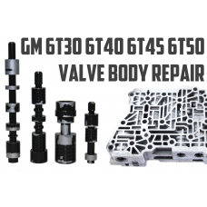 Valve body repair using valves in the original size,  automatic transmission 6T30 6T40 6T45 6T50 (Chevrolet Aveo Captiva Cruze Epica Orlando)