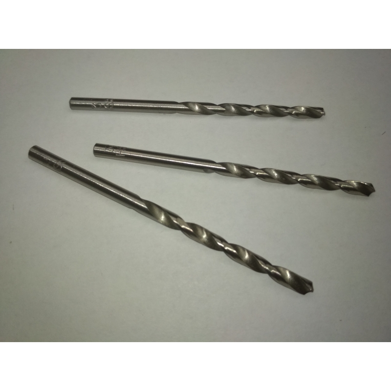 Drill with cylindrical shank D3.2mm