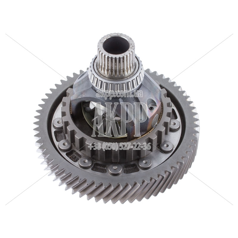 Differential assembly automatic transmission DQ250 02E DSG 6 (70 teeth with splines 4WD)