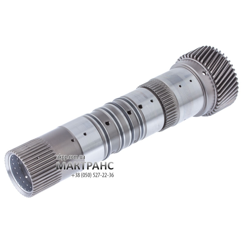 Sun gear front with shaft,automatic transmission RE5R05A  [42 teeth, shaft length 234 mm]