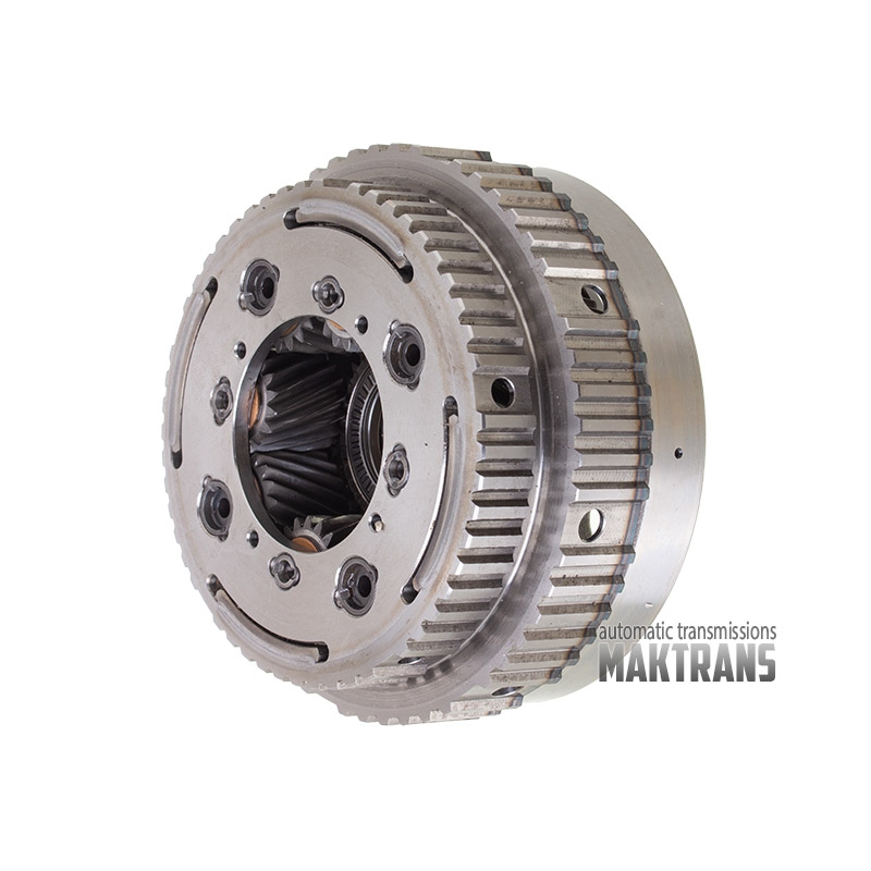Rear planetary gear kit AW TF-60SN 09G (4 satellites, non removable front sun gear , K2 hub for 55 teeth friction disk) with ring gear (78 teeth) and K3 hub (37 splines)