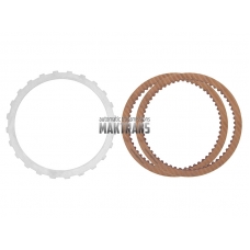 Pack K1 09G without pressure plate (2 friction plates)