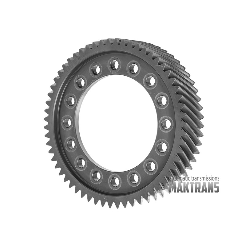 Differential primary gearset AW TF-62SN 09M 4WD (gear ratio 59 Diff gear / 16 Pinion, 4 notches on the gears), Driven Transfer Gear 54 teeth, bearings of the intermediate shaft 23/17 roller)