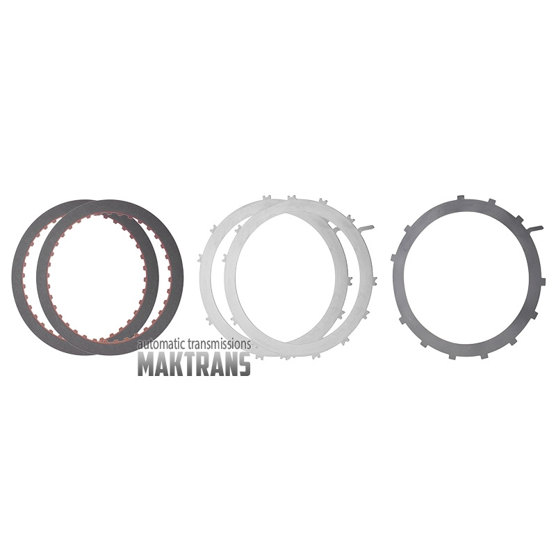 Friction and steel plate kit 1-2-3-4 Clutch 6T70E 6T75E 6F50 6F55