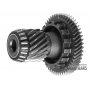 Differential drive gear Hyundai /  KIA A6GF1 4572026000 (plastic bearing separator, 51T, OD 129mm, without marks / 18T, OD 65.80mm, 2 marks)
