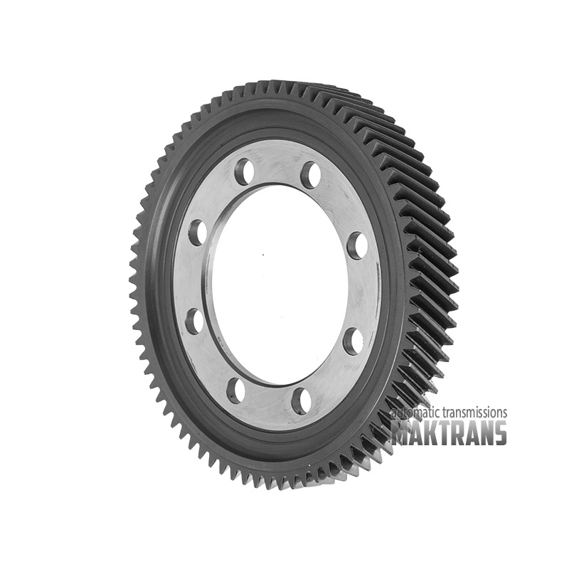 Differential ring gear A4AF1 A4AF2 A4AF3 4583222810 4583222820 (74 teeth, diameter 196 mm., 2 notches, 8 mounting holes)