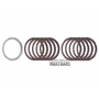 Friction and steel plate kit 3-5-R Clutch A6LF1/2 454253B001 10 friction plates, 30 teeth on the internal side of the plate