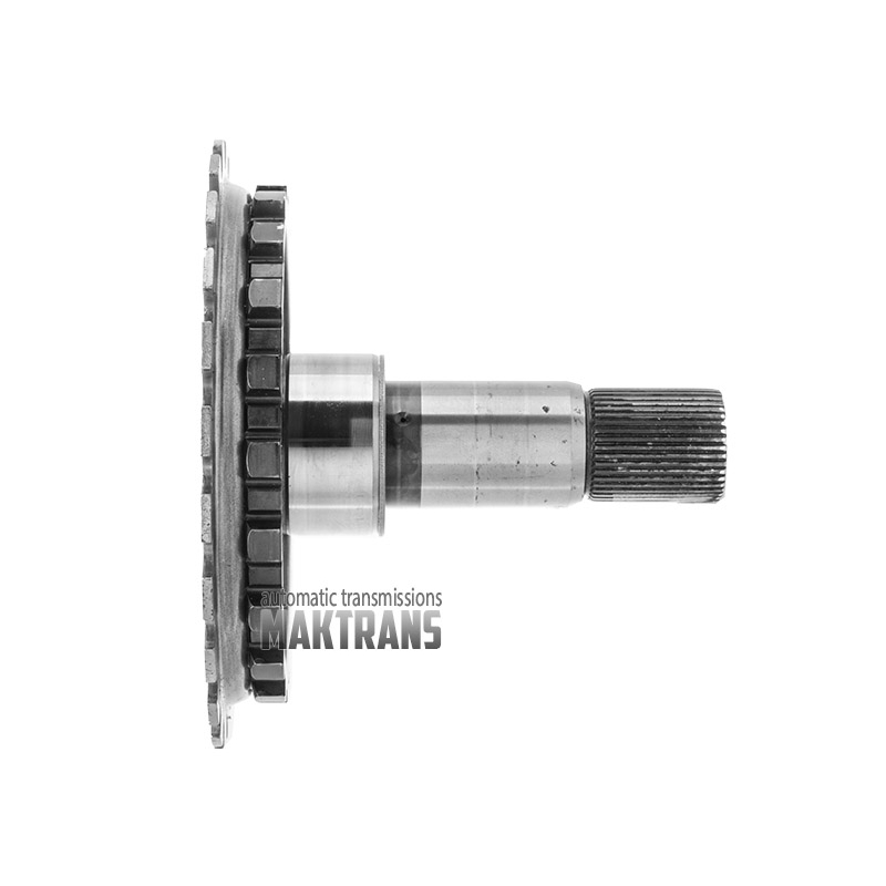 Output shaft with parking gear ZF 6HP26  overall height 152 mm, 43 slots