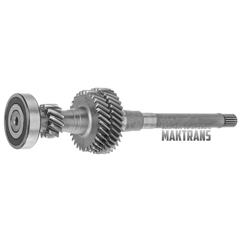 Input shaft DCT 451 FORD Power Shift  TH 374 mm  gear wheels 35T (OD90.7mm)  31T (83.75mm)  12T (OD44.85mm)