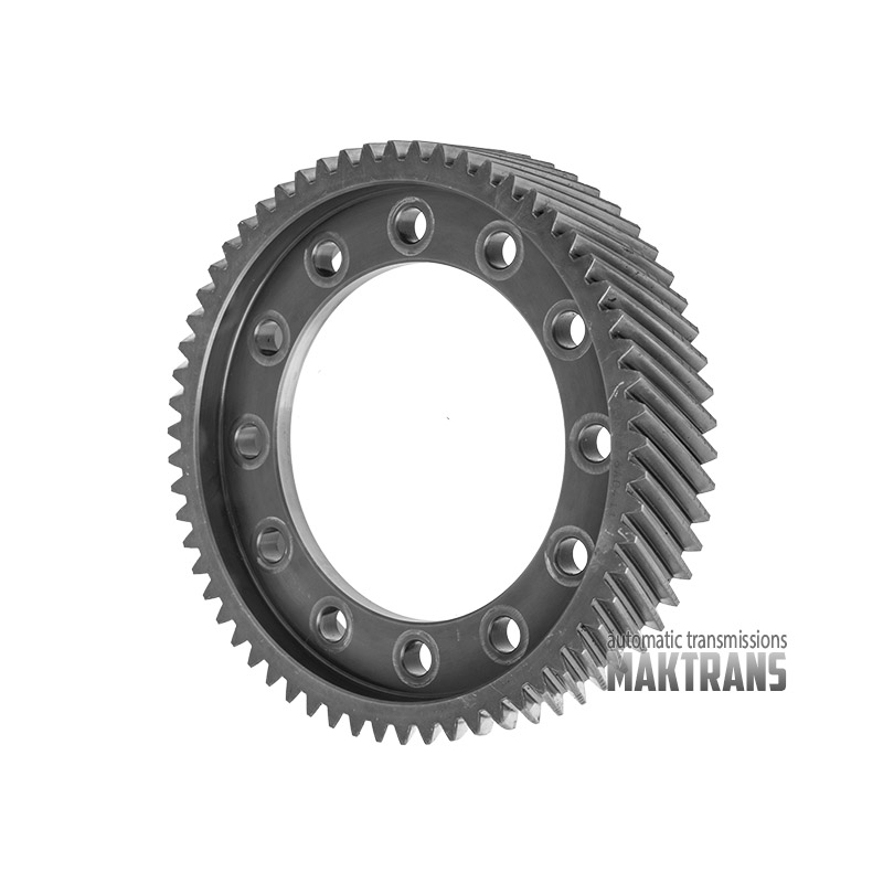 Differential ring gear AW TF-60SN 09G (61 teeth, outer diameter 196 mm, 4 notches)