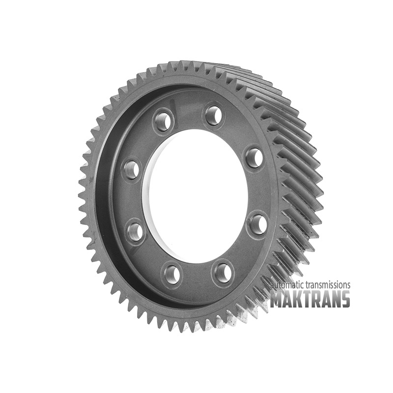Differential helical gear A6GF1 A6MF1 4583226010  (59T, 2 marks, OD185mm, 39mm, 8 mounting holes)